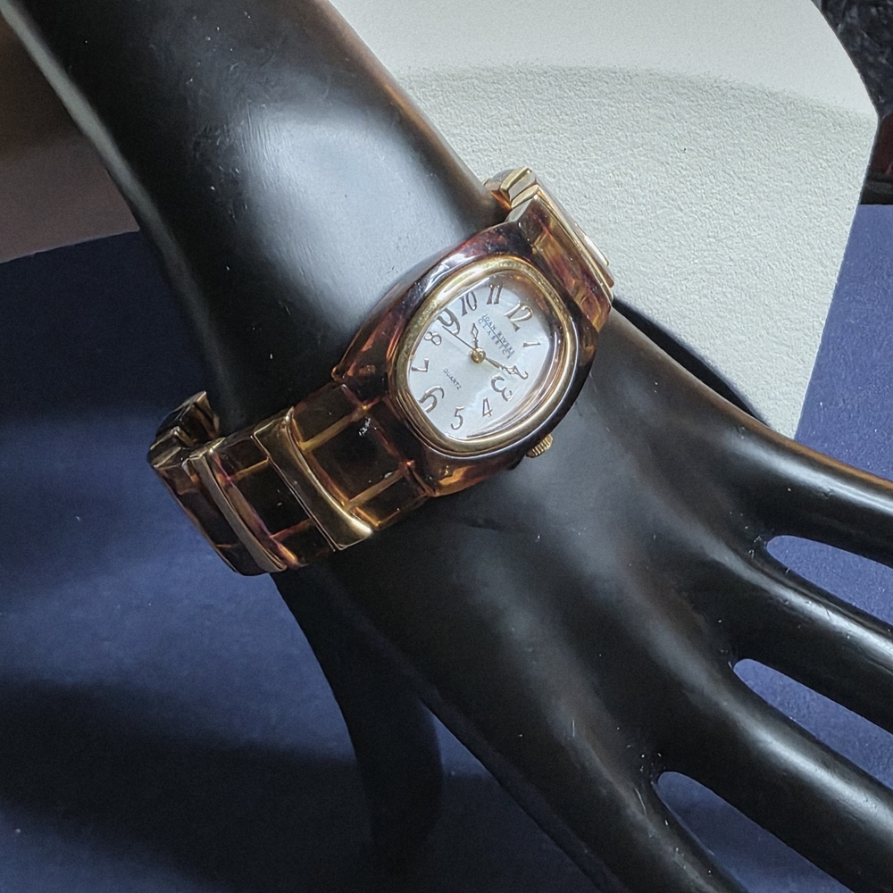 Joan Rivers Collection Tortoise Shell Watch - Picture 4 of 10